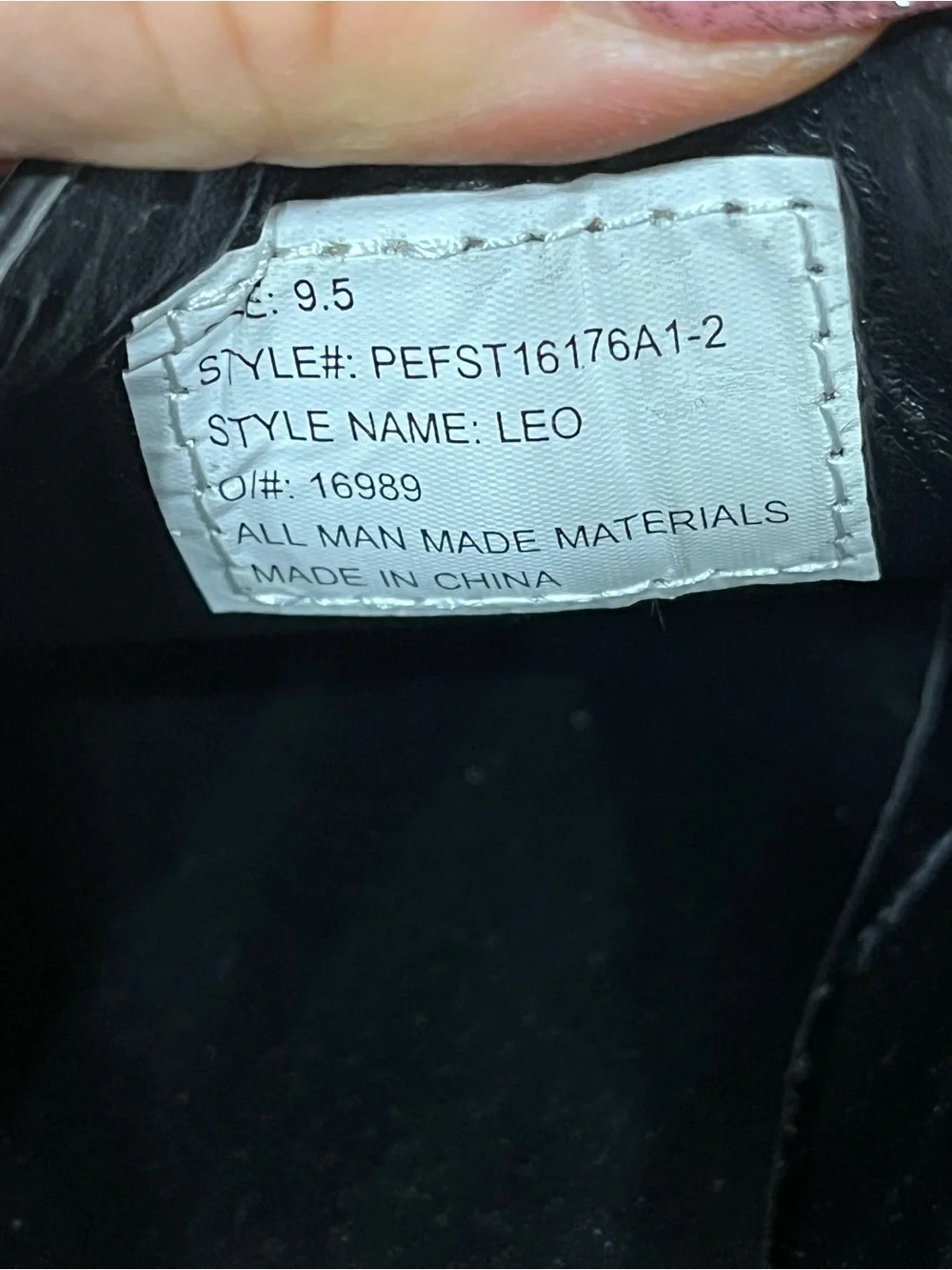Perry Ellis description sharp